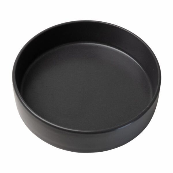 Plato Sopero Gris Oscuro Mate KERAMIKA Unidad