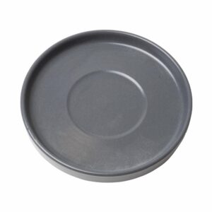 Plato Para Taza Gris Oscuro Mate KERAMIKA Unidad