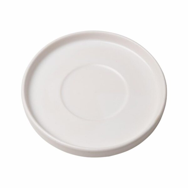 Plato Para Taza Blanco Mate KERAMIKA 14 Cm