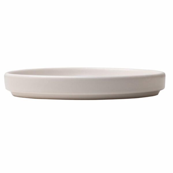 Plato Para Taza Blanco Mate KERAMIKA 14 Cm - Imagen 3