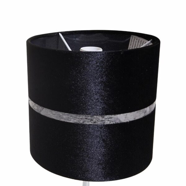 Lampara De Mesa Con Base y Pantalla FREE HOME Negra - Imagen 2