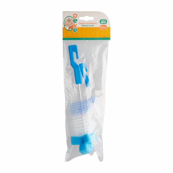 Cepillo Para Lavar Biberones Azul PEKE Unidad