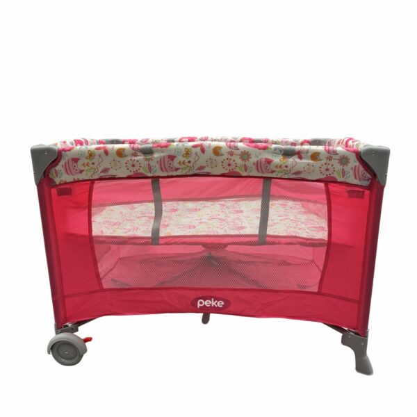 Corral Cuna Rosado PEKE Grande - Imagen 2