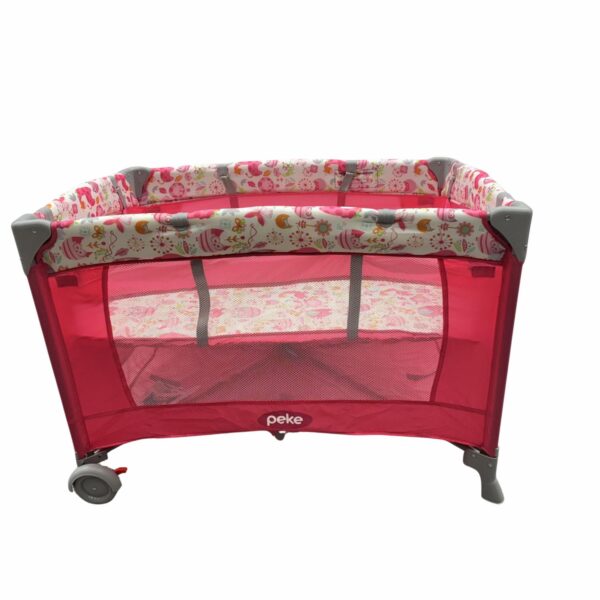Corral Cuna Rosado PEKE Grande - Imagen 3