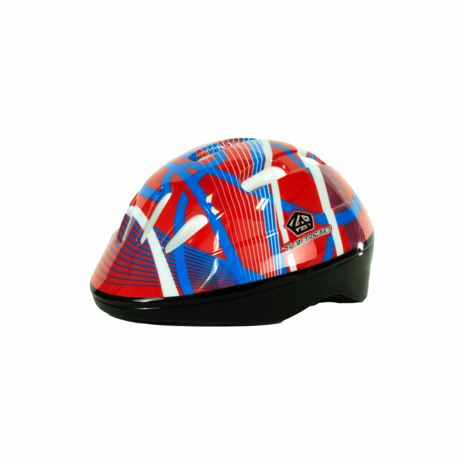 Casco Para Niños Color Rojo con Azul SOLEX Talla L Megamaxi