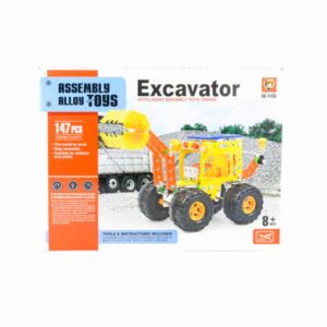 Kit Para Armar Excavadora ASSEMBLY TOYS Incluye 147 Piezas