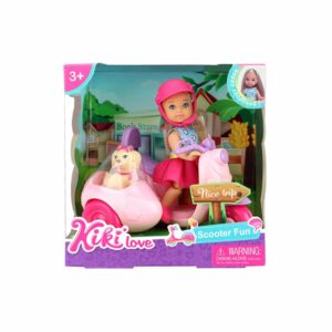 Mini Muñeca Con Bicicleta ANKIKI Para Niña