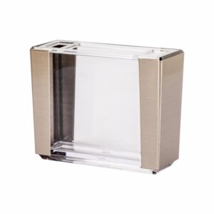 Porta Cepillo Clear Beige HOUSEWIN X1