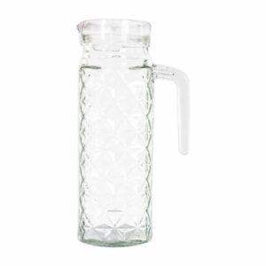 Jarra De Vidrio Textura Transparente ZIBO CHONGLI 1 L