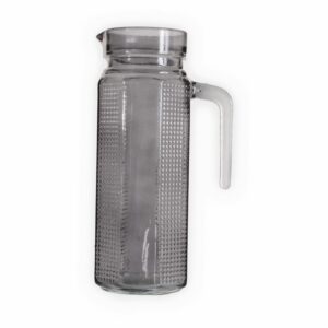 Jarra De Vidrio Lisa Gris ZIBO CHONGLI 1 L