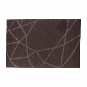 Individual Negro Con Líneas FREE HOME 45 X 30  Cm