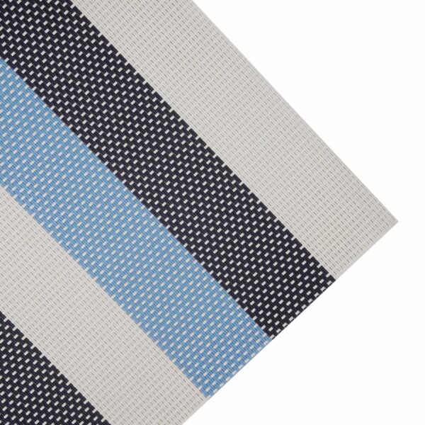 Individual Diseño Franjas Azul, Negro Y Blanco FREE HOME 45 X 30 Cm - Imagen 2