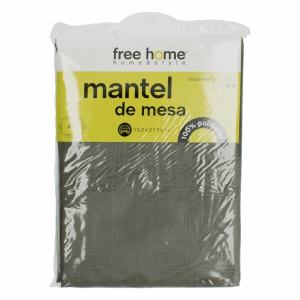 Mantel Rectangular Gris FREE HOME 152 X 213 Cm