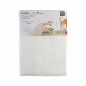 Mantel Rectangular Beige FREE HOME 152 X 259 Cm