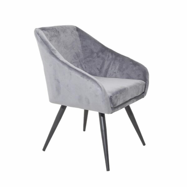 Sillón Velvet Gris FREE HOME - Imagen 2