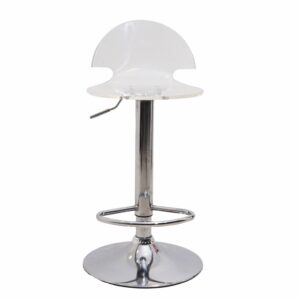 Silla De Bar Bar Cristal Transparente FREE HOME