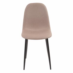 Silla Auxiliar Acolchada Beige HY Textil y Metal