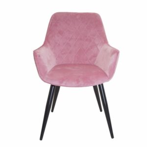 Silla Rosa HY Patas De Metal