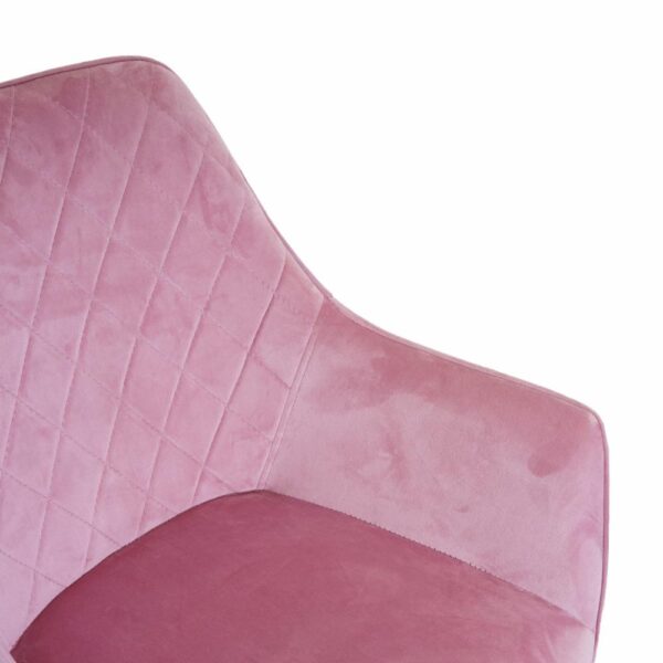 Silla Rosa HY Patas De Metal - Imagen 5