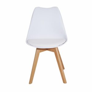 Silla Auxiliar Acolchonada Blanca HY