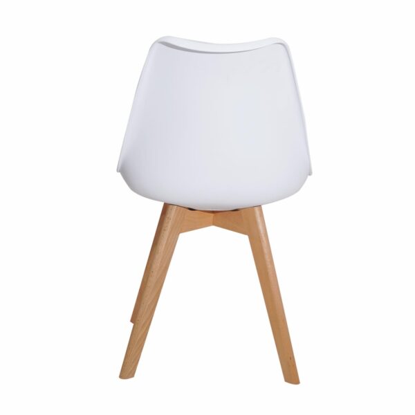 Silla Auxiliar Acolchonada Blanca HY - Imagen 4