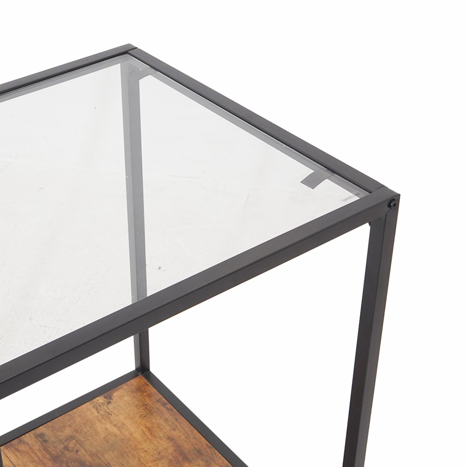 Mesa Lateral De Hierro Y Madera FREE HOME Unidad