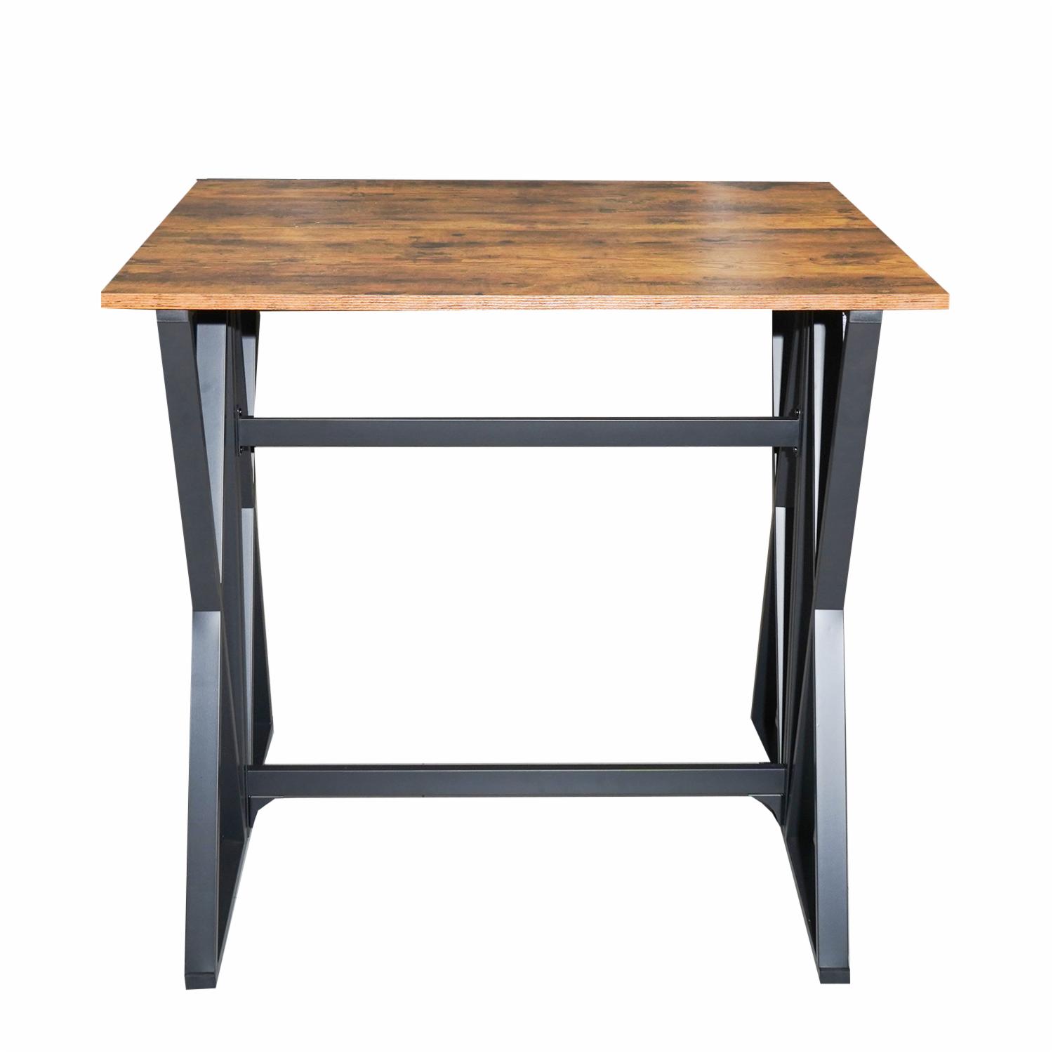 Desayunador Mesa y 2 Bancos FREE HOME Madera y Metal - Imagen 3