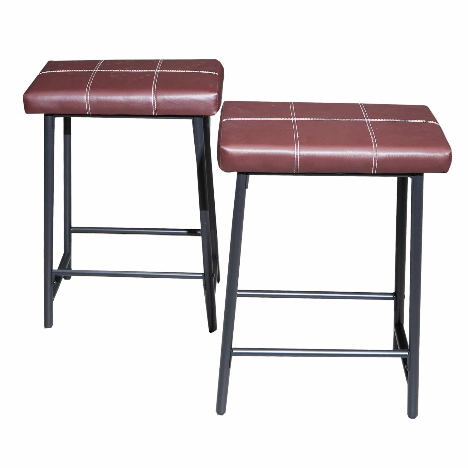 Desayunador Mesa y 2 Bancos FREE HOME Madera y Metal - Imagen 5