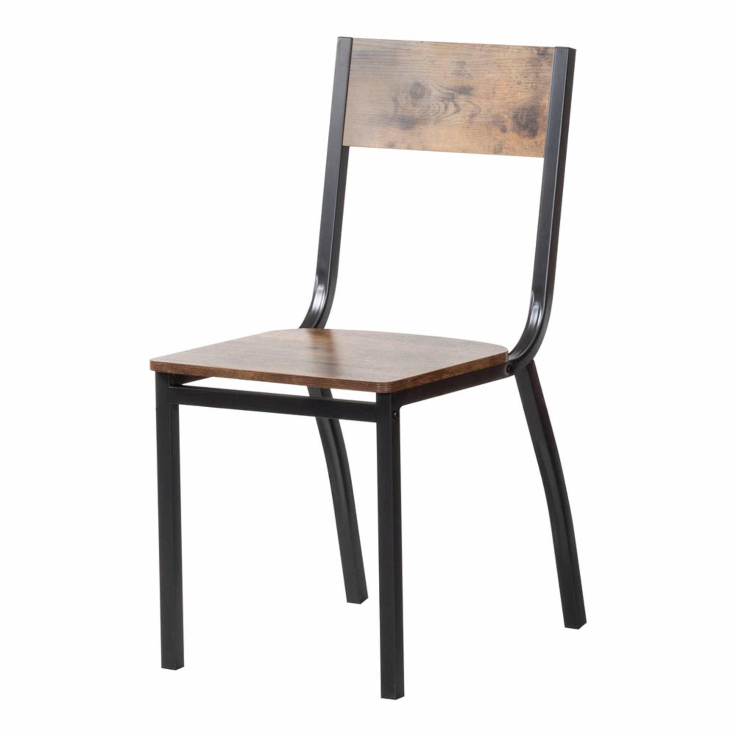 Desayunador Mesa Y 2 Sillas FREE HOME Madera y Metal - Imagen 2