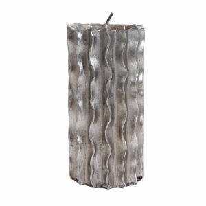 Vela Decorativa Plata Mediana JOY 7.3*7.3*14.5CM
