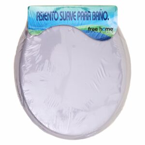 Asiento Para Inodoro Gris FREE HOME 17"