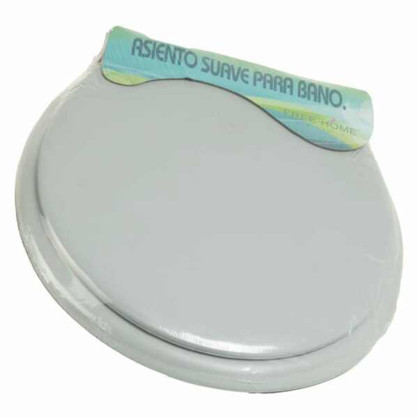 Asiento Para Inodoro Gris FREE HOME 17"