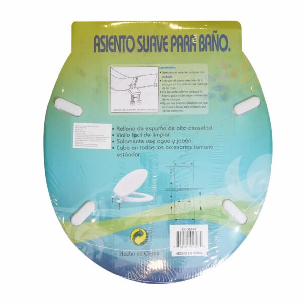 Asiento Para Inodoro Piedras Y Flores FREE HOME 17" - Imagen 2