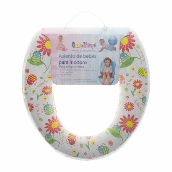 Asiento Inodoro Bebe Flores FREE HOME Unidad