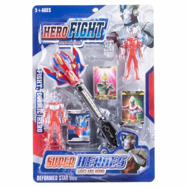 Figura De Acción Con Luz Y Sonido ULTRAMAN Incluye Accesorios