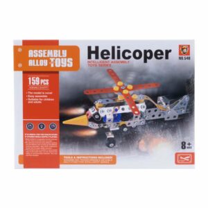 Kit Para Armar Helicóptero ASSEMBLY TOYS 159 Piezas