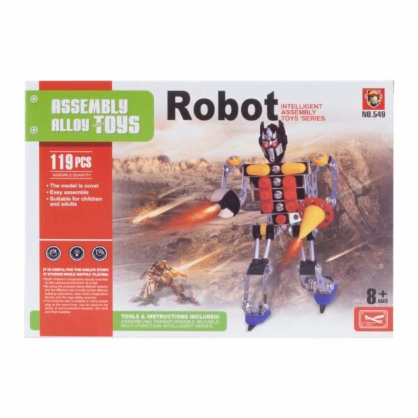 Kit Para Armar Robot ASSEMBLY TOYS 119 Piezas