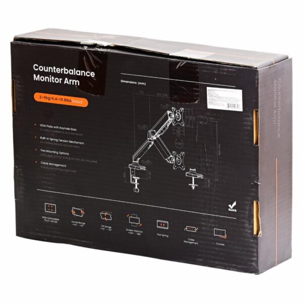 Brazo Monitor Gas LUMI 17" A 32" - Imagen 2