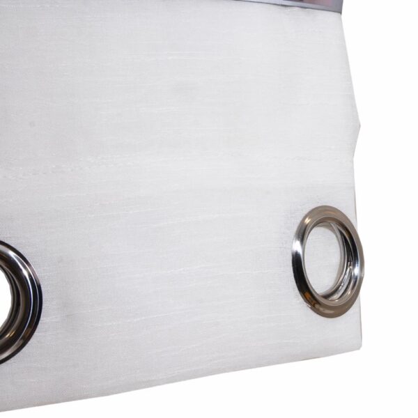 Cortina Visillo Hilo Flameado Blanco FREE HOME 135 X 230 Cm - Imagen 2