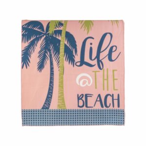 Toalla Playera Diseño Life FREE HOME