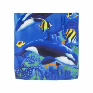 Toalla Playera Diseño Delfines FREE HOME