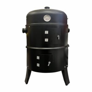 Barril Asador Ahumador Con Termómetro HIGHLAND BBQ SMOKER01