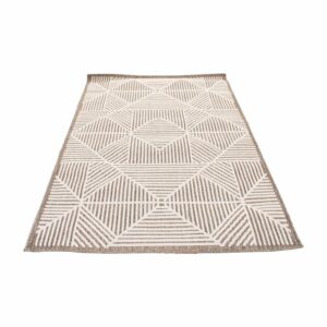 Alfombra Ricco Geométrico Rombos Beige ORIENTAL WEAVERS 120 X 170 Cm