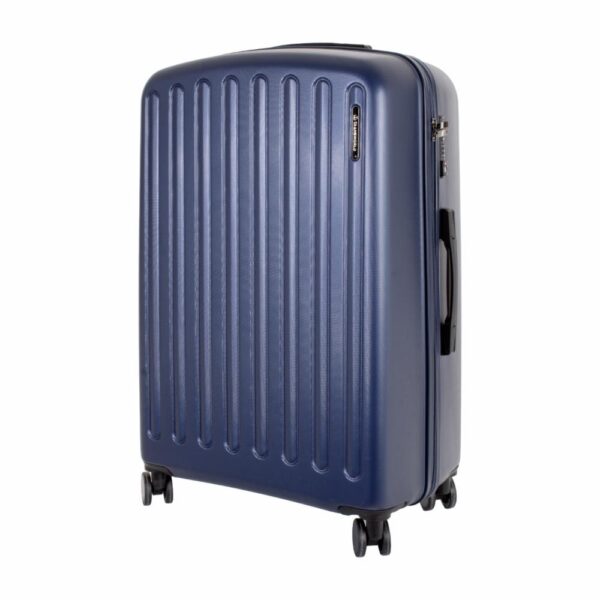 Maleta De Viaje Textura Dura Color Azul TRANSWORLD LUGGAGE 70 Cm - Imagen 4