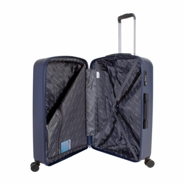 Maleta De Viaje Textura Dura Color Azul TRANSWORLD LUGGAGE 70 Cm - Imagen 6