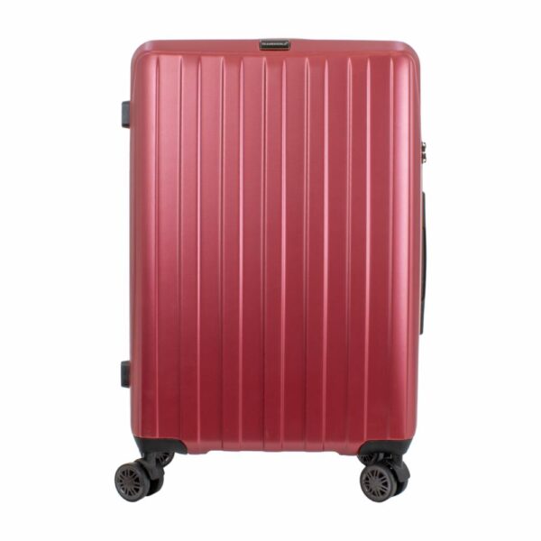 Maleta De Viaje Textura Dura Color Negro TRANSWORLD LUGGAGE 70 Cm