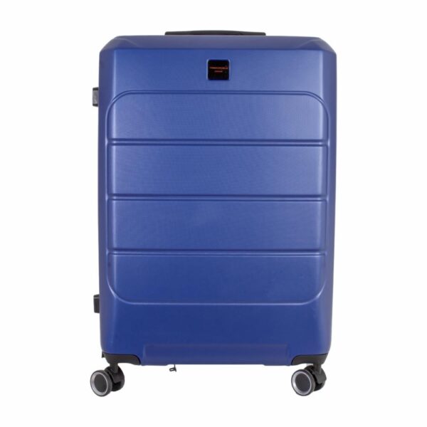 Maleta De Viaje Textura Dura Color Azul TRANSWORLD LUGGAGE 70 Cm