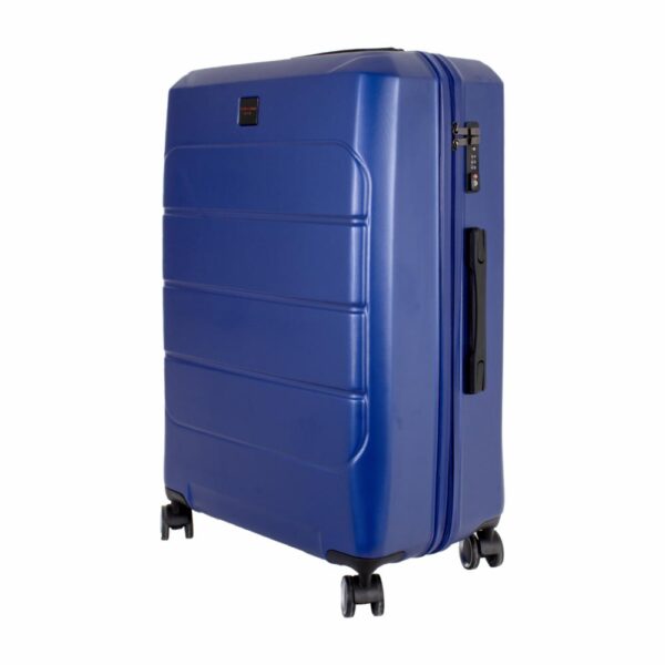 Maleta De Viaje Textura Dura Color Azul TRANSWORLD LUGGAGE 70 Cm - Imagen 4