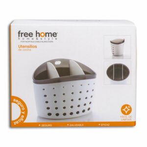 Porta Esponja Para Lavadero Doble Con Divisiones FREE HOME Unidad