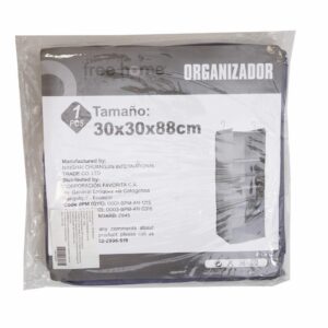 Organizador Con Ganchos 4 Niveles FREE HOME 30X30X88 Cm